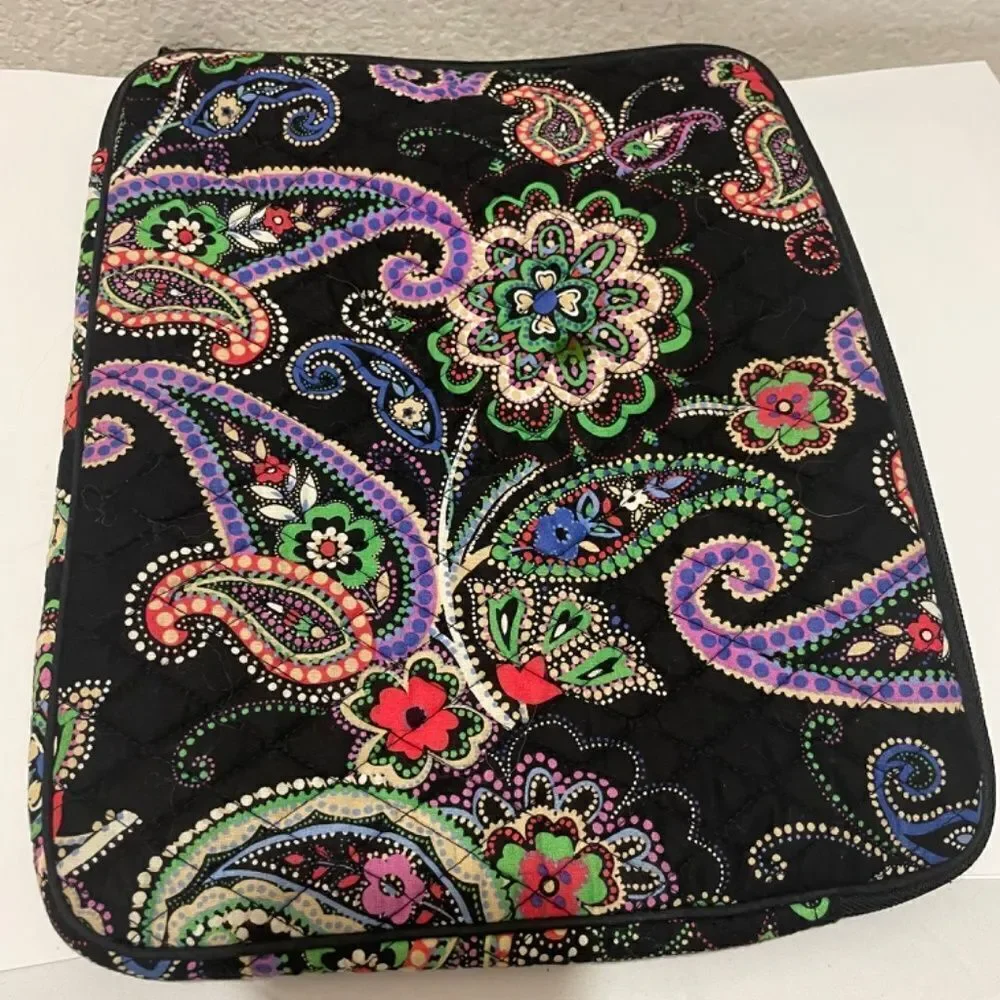 Vera Bradley quilted laptop bag